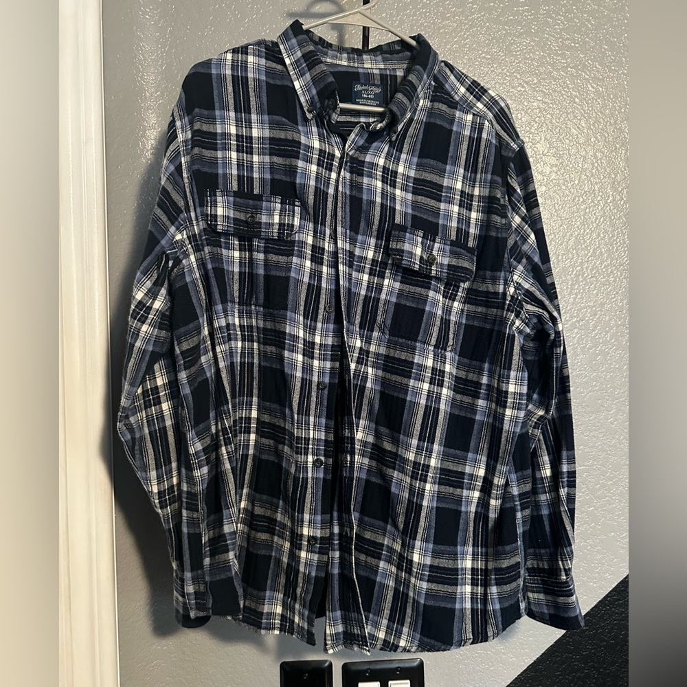 Men’s XL Faded Glory Blue Flannel